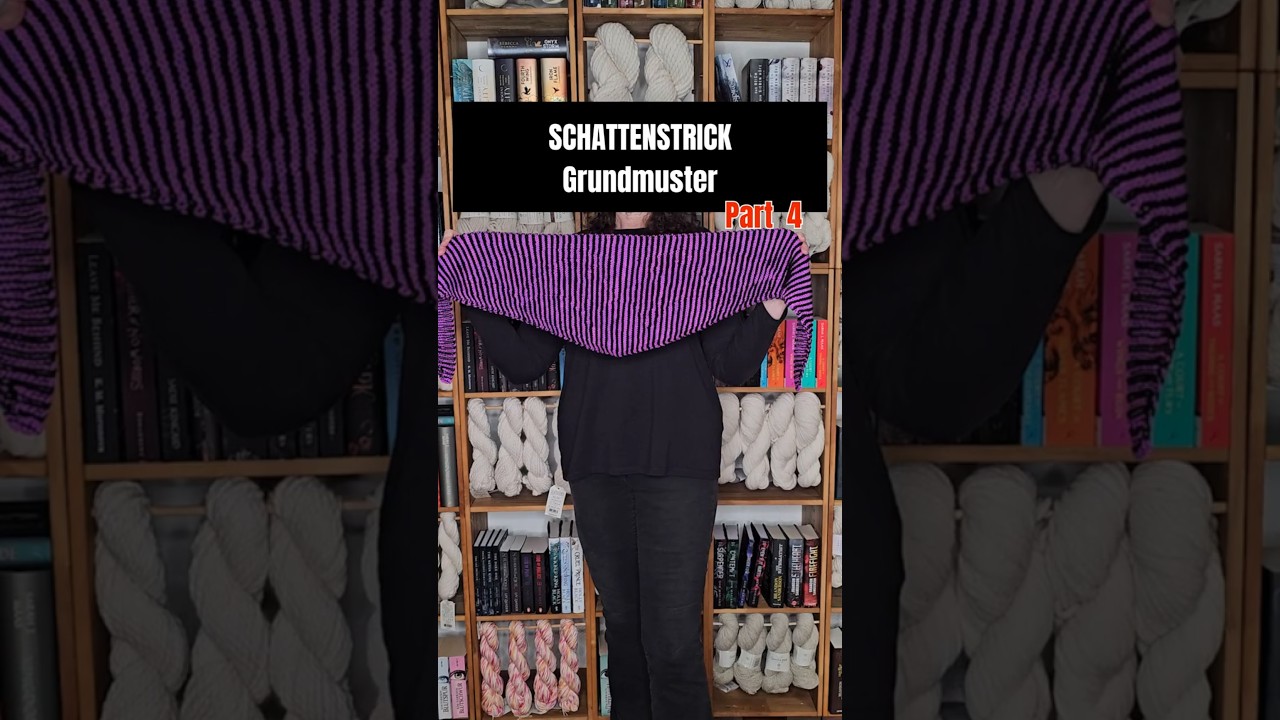 Schatten Grundmuster stricken #BookishKnits #RomanceReads  #FantasyRomance
