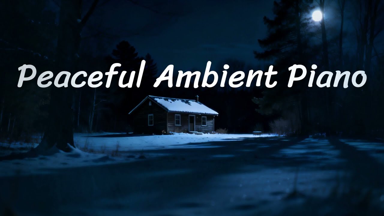 Peaceful Ambient Piano 🌙 Gentle Music for Relaxation & Night Calm
