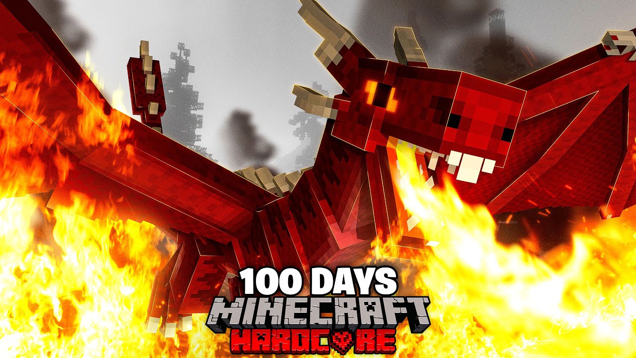 I Survived 100 Days in RLCraft DREGORA in Hardcore Minecraft!