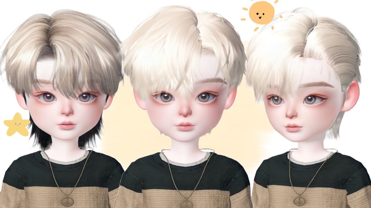 Handsome baby boy face tutorial🐢 | Zepeto Face Tutorial