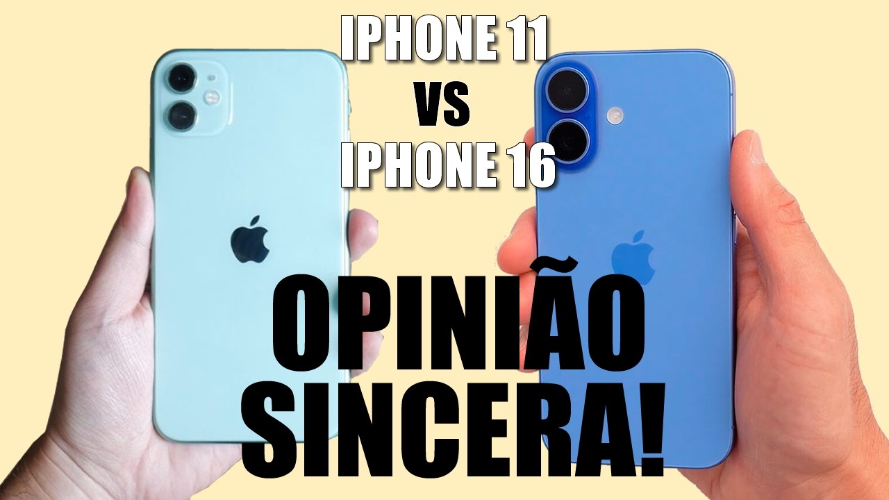 iPhone 11 VS iPhone 16 - NÃO COMPRE ANTES DE ASSISTIR!