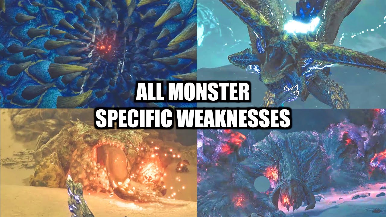 All Monster Specific Weaknesses in Monster Hunter Wilds