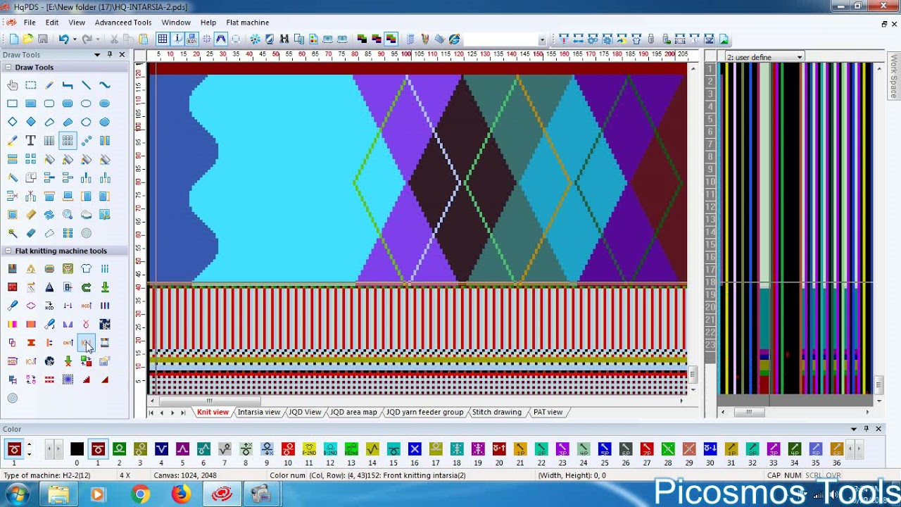 Intarsia New System Video See HQ PDS  #china #bangladesh #sweater #gopro
