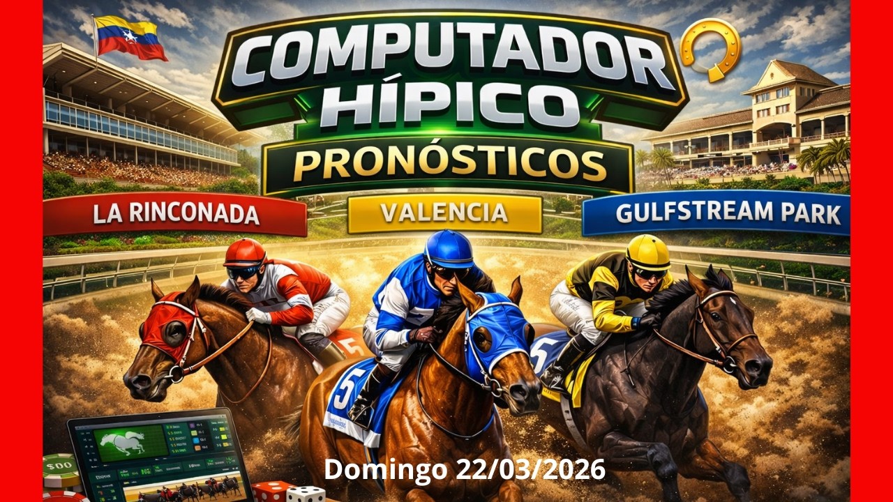#pronosticos #hipicos la #rinconada #valencia #gulfstream Park #marcas #fijos  #nomegustan #5y6