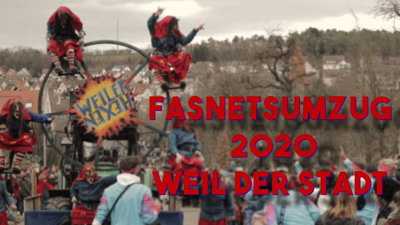 Großer Fasnetsumzug der Narrenzunft „AHA“ Weil der Stadt e.V. am 23.02.2020 in Weil der Stadt