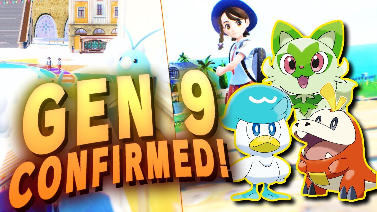 NEW Pokemon GEN 9 Details! Pok&eacute;mon Scarlet & Violet Confirmed!