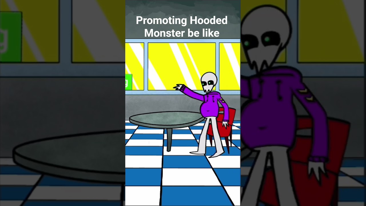 Hooded Monster Mpreg #animation #animationmeme #comedy #fyp #funny #indieanimation