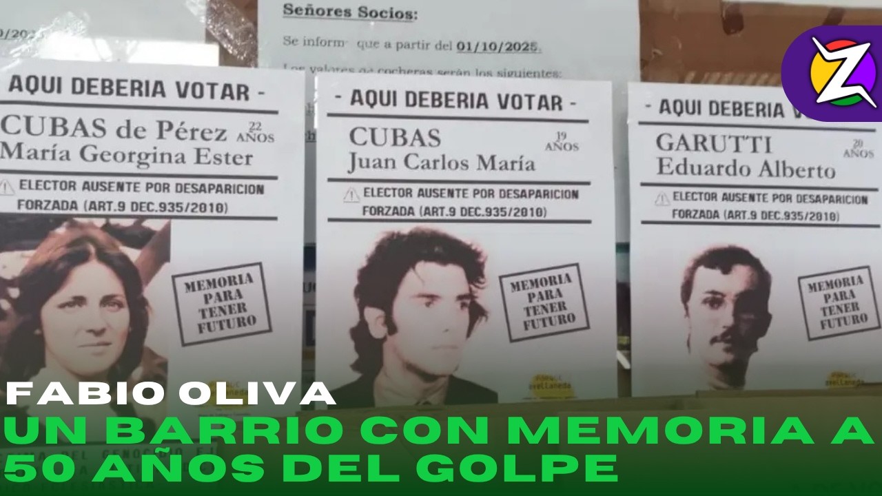 PARQUE AVELLANEDA RECONSTRUYE SU HISTORIA | Fabio Oliva