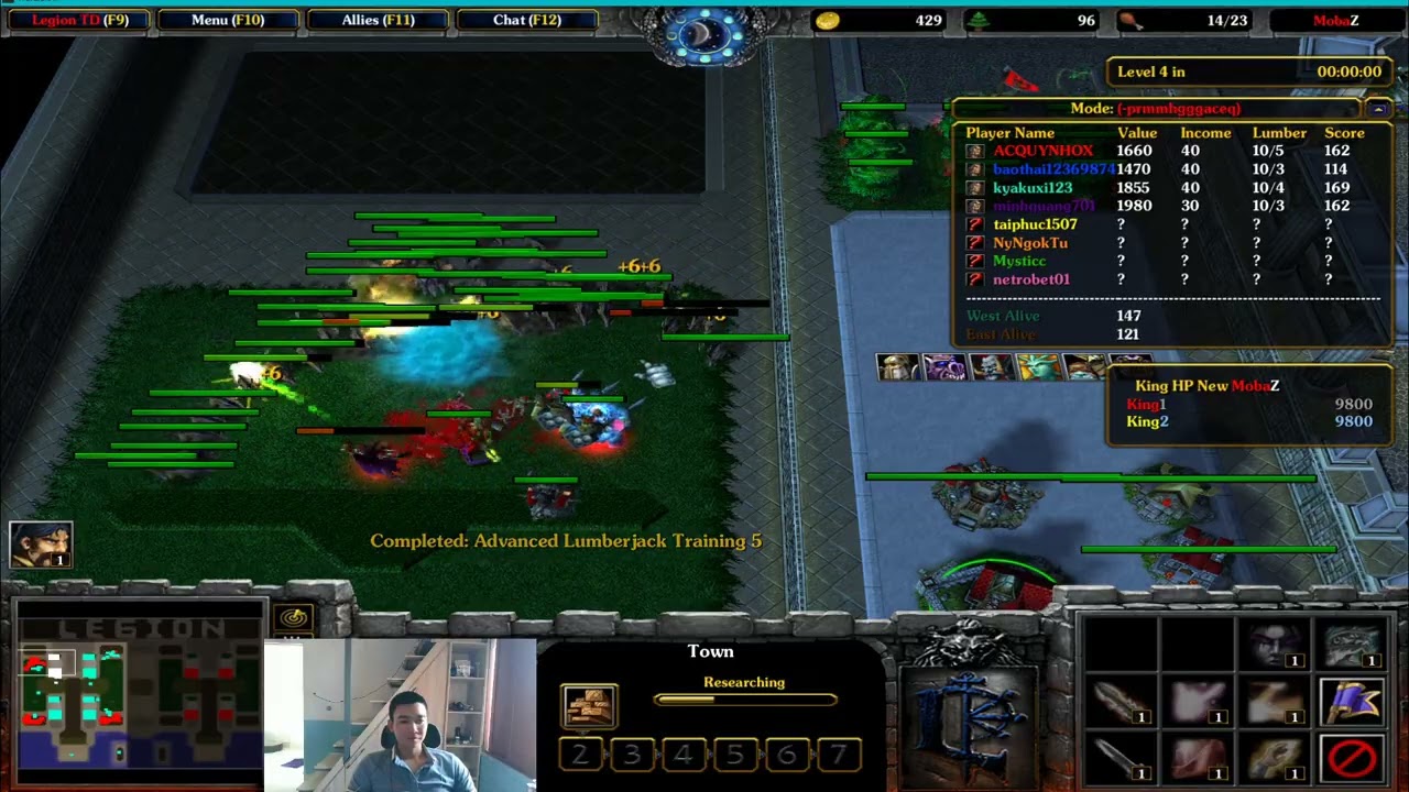 Legion TD Mobaz| Prac 450 5k5 10.10 Lọt King| Live 11/03/2026
