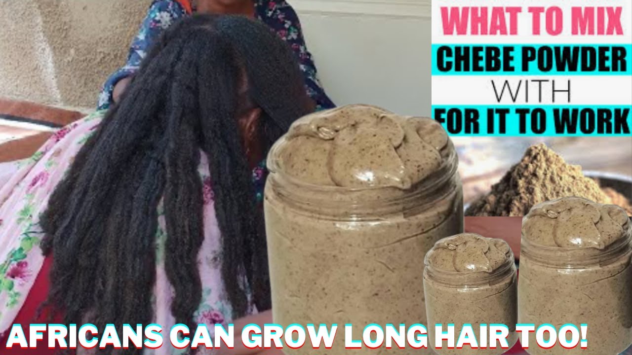 WHAT TO MIX CHEBE POWDER WITH FOR IT TO WORK |AFRICAN HAIR GROWTH SECRET| Natural Hair Growth Secret