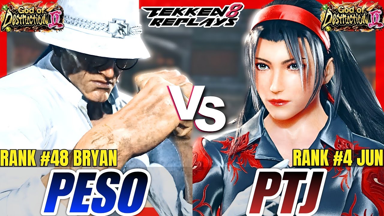 Tekken 8 - Peso (Bryan) vs PTJ (Jun) - Epic Ranked Match
