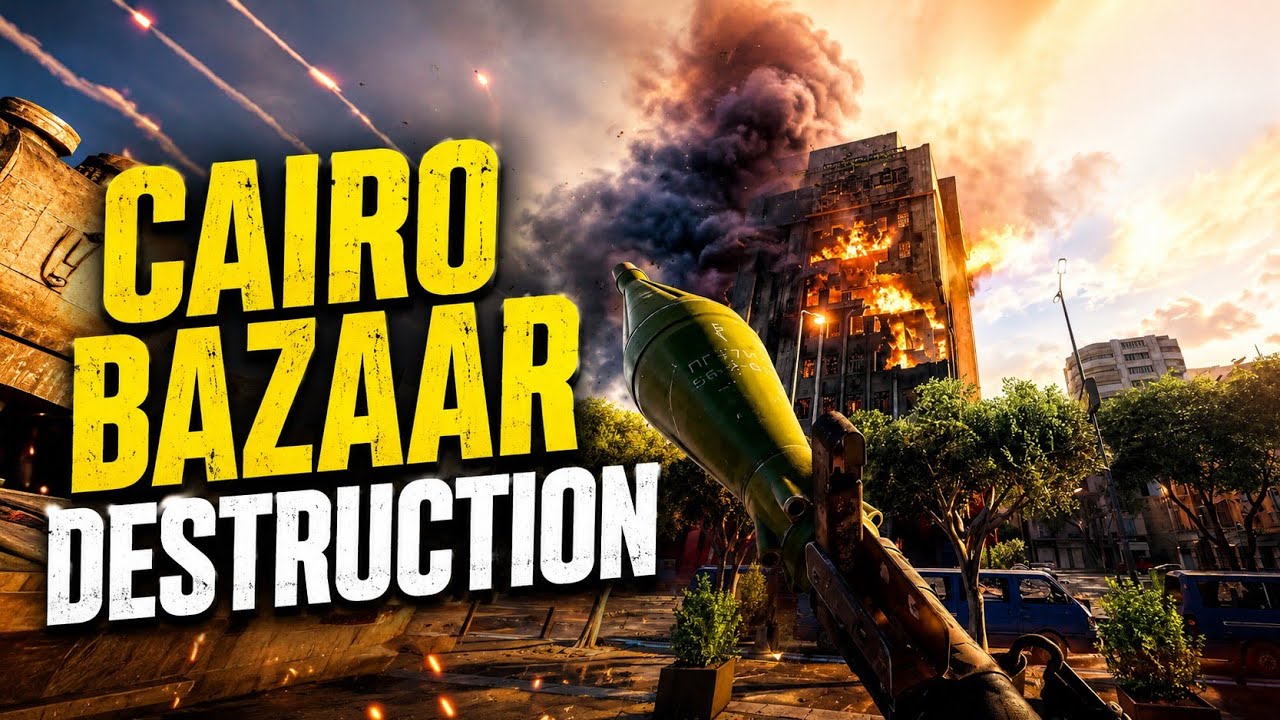 BF6 Cairo Bazaar Destruction Battlefield 6 Gameplay