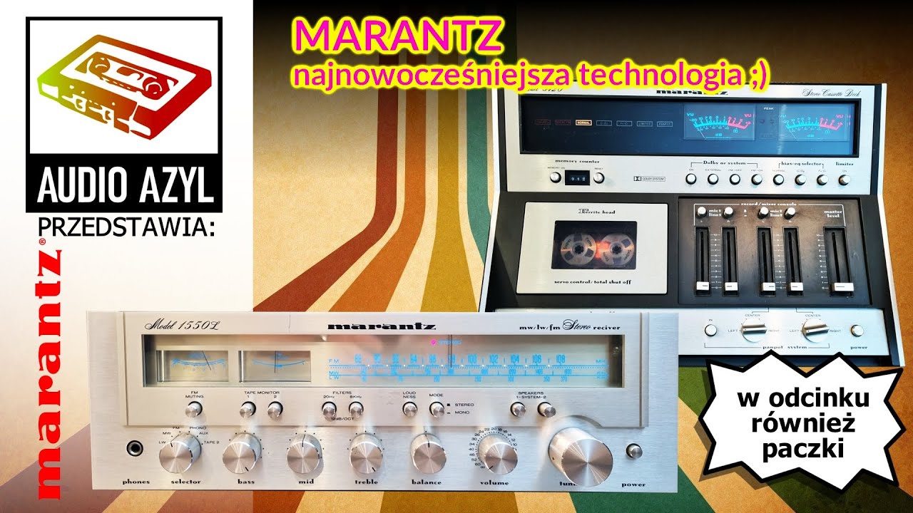 Najnowsze technologie #MARANTZ z lat 70-tych -  Audio Azyl odc. 201 #Vintage #audio #PRL