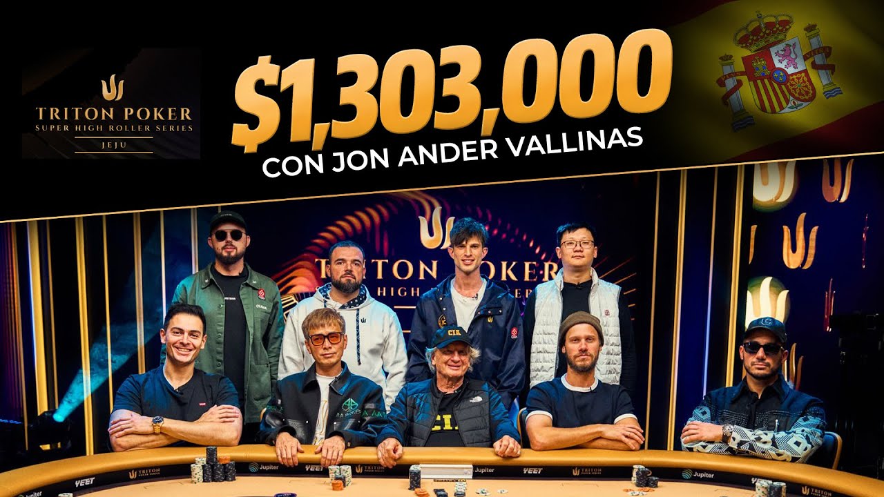 🔴 $25K NLH Evento Jupiter - Mesa Final | Triton Poker Series JEJU 2026 con Vallinas