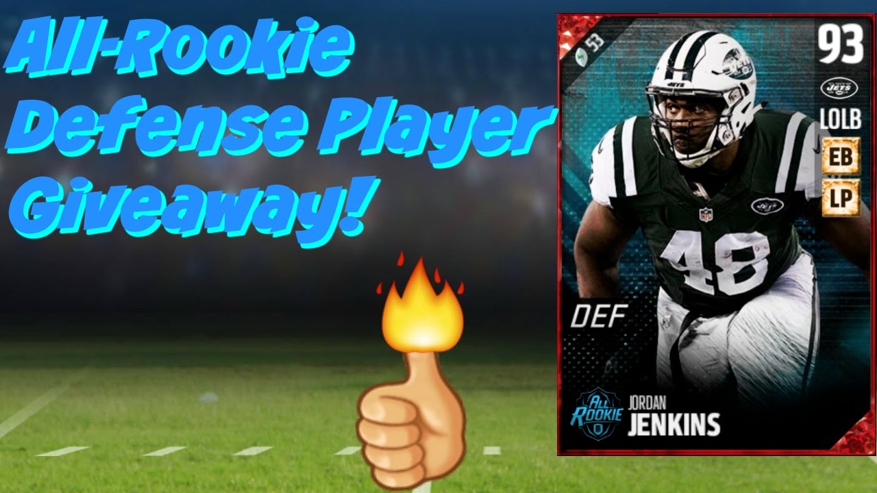 All-Rookie Defense Player Giveaway!! Mut 17 Free Elites!
