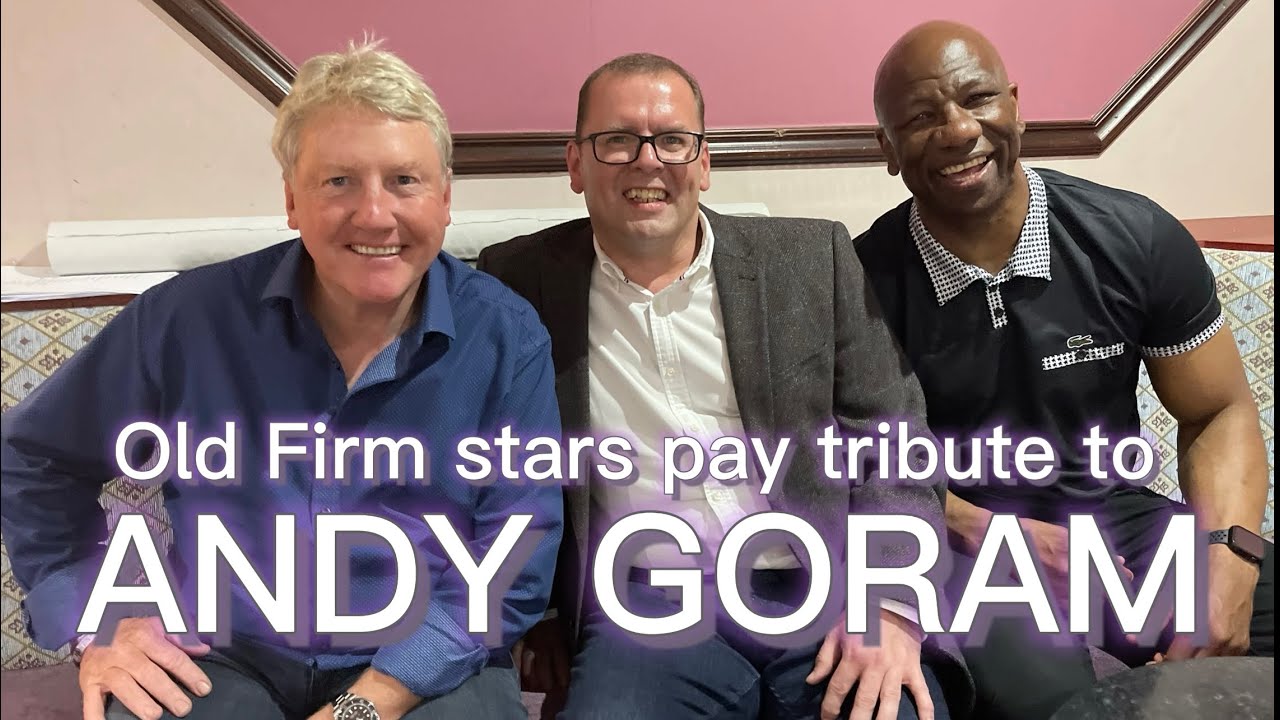 Old Firm Legends pay tribute to Andy Goram at Airdrie Workmens Club: Wed 22 June 2022