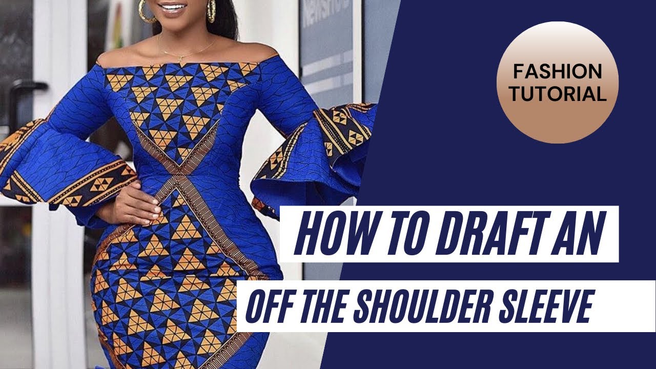 How to draft an off the shoulder sleeve