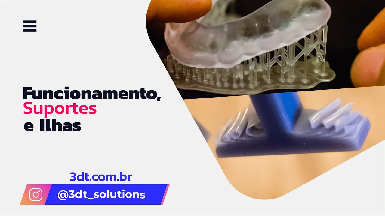 DICAS para EVITAR FALHAS nas impressões 3D de RESINA - Suportes e Ilhas