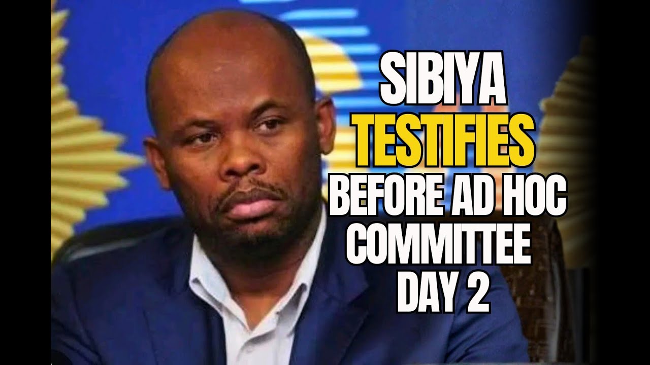 General Sibiya Under Fire at Ad Hoc Committee