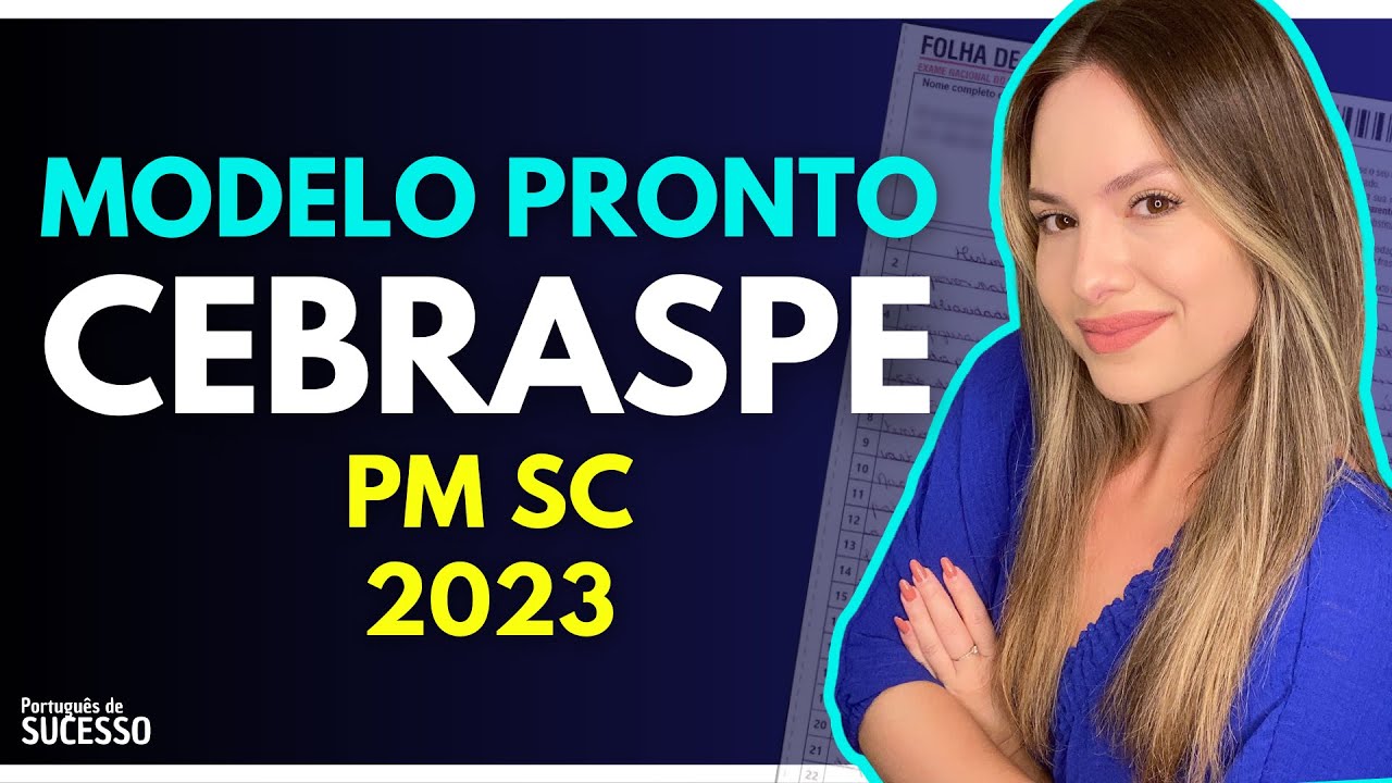 Modelo pronto CEBRASPE