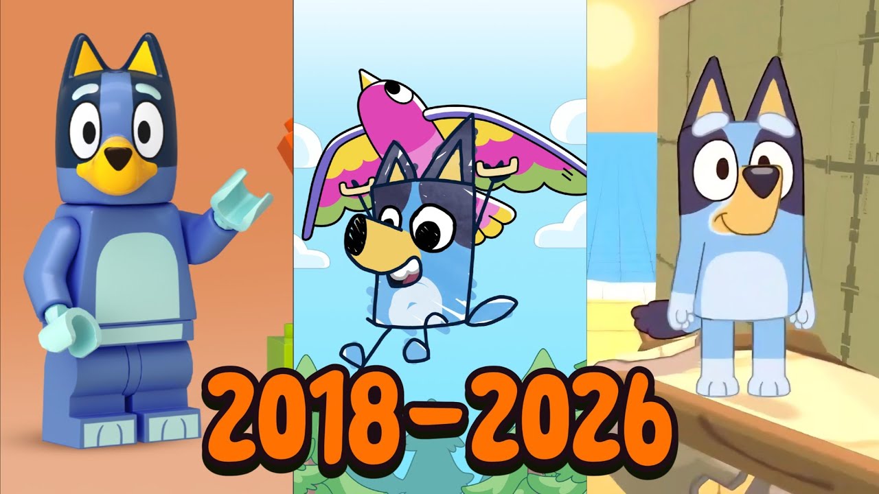 Evolution of Bluey Games (2018 - 2026) [2K 60FPS]