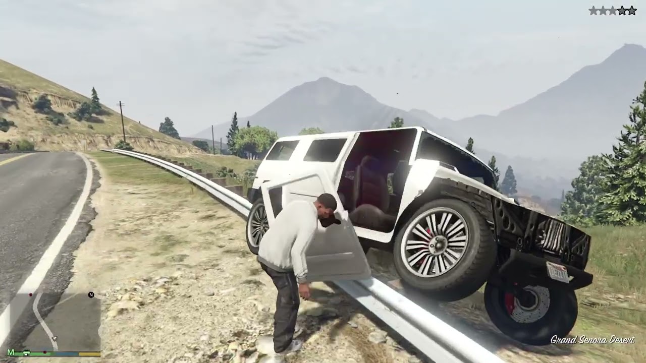 My friend is playing GTA V for the first time