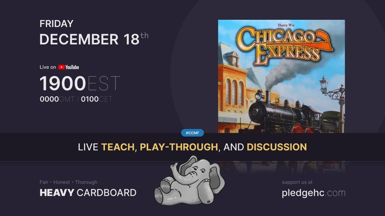 Chicago Express 4p Teaching, Play-through, & Round table by Heavy Cardboard