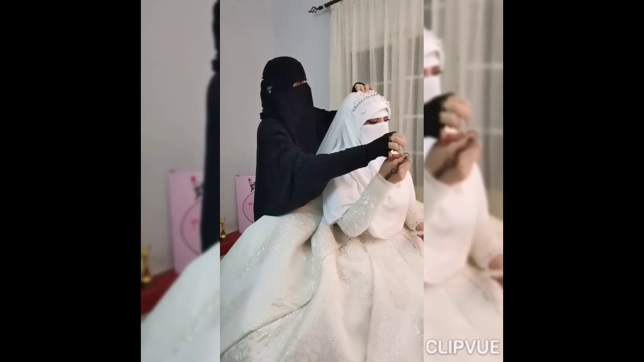 عروسه منتقبه لفة الخمار وتجهيز عروستي وفرست لوك ❤️