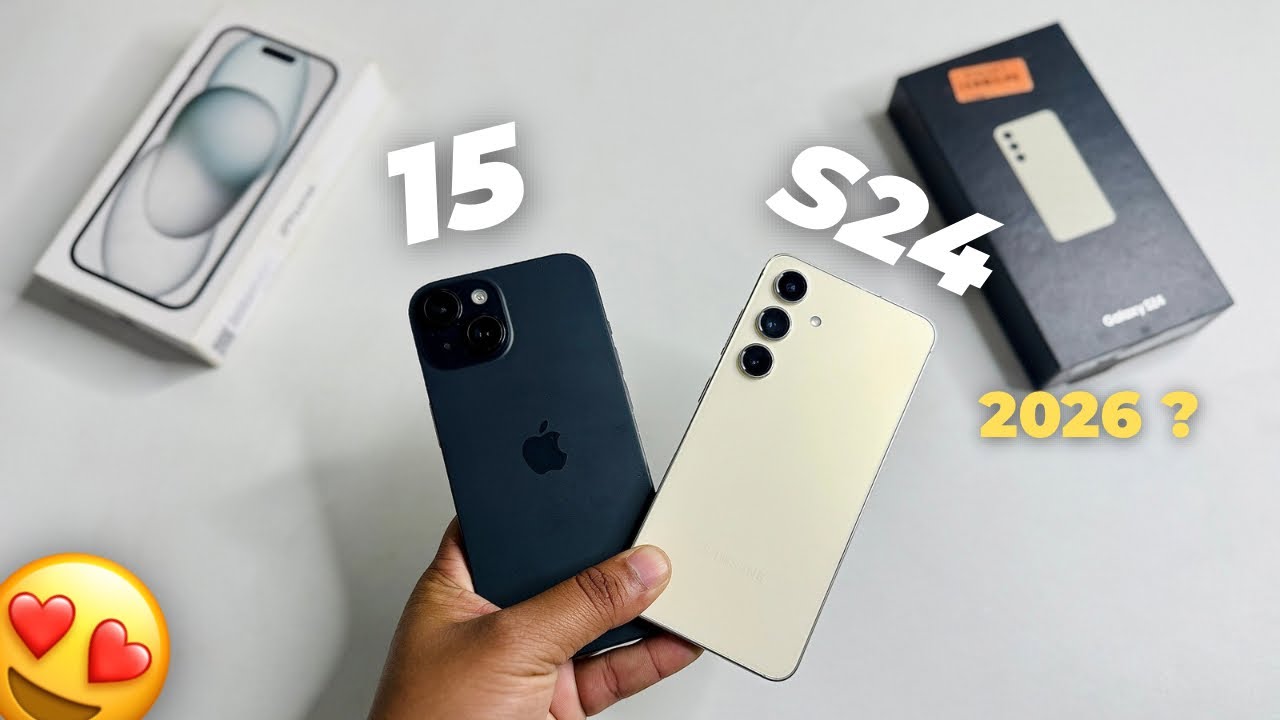 iPhone 15 vs Samsung S24 in 2026 🔥 Camera, Performance & Battery | Which One is Best?