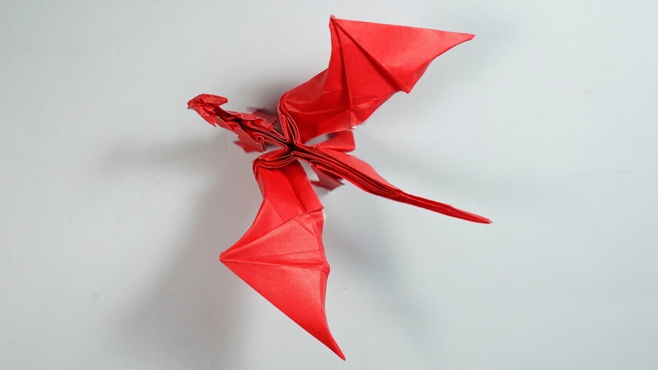Origami Dragon 8.0 Tutorial (Intermediate Difficulty) | Henry Pham