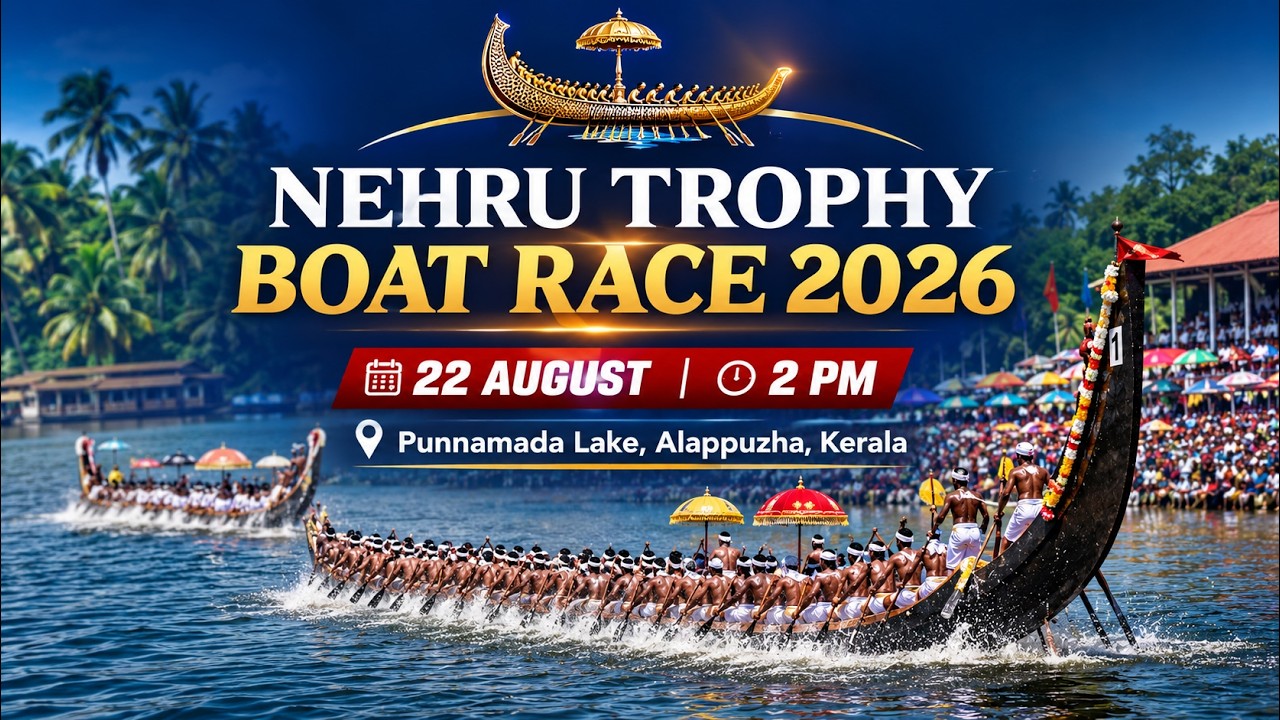 LIVE - Nehru Trophy Boat Race 2026 | Punnamada Lake, Alappuzha, Kerala | Doordarshan Sports