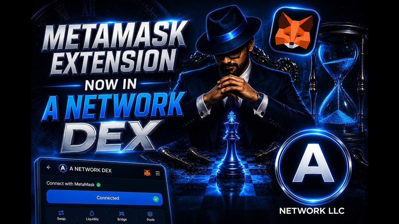 A Network Update | METAMASK Extension Integrated In A Network DEX | wANET #ANet #ANetwork #MetaMask