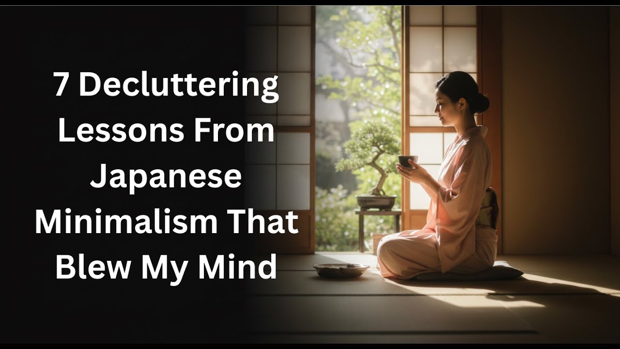 7 Decluttering Lessons From Japanese Minimalism That Blew My Mind