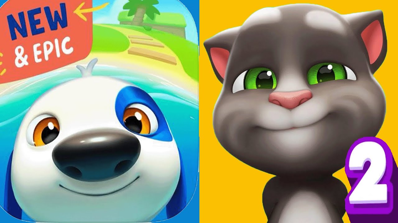 My Talking Tom2 vs My Talking Hank islands racing Ep6