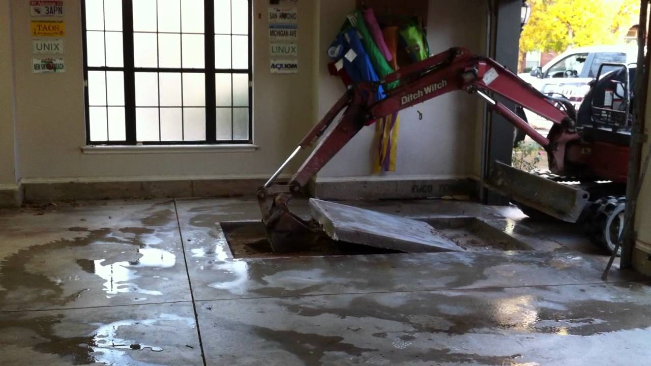 Installing a garage storm shelter