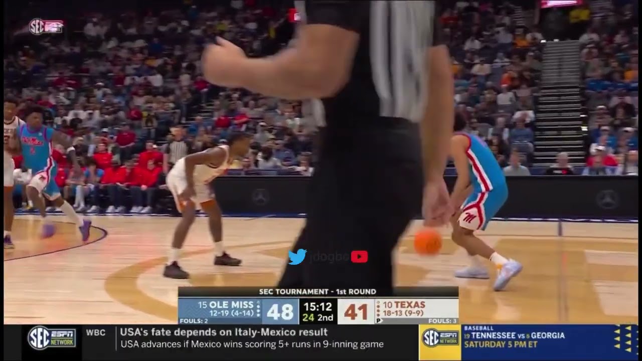🇫🇷 Ilias Kamardine (6’5 Combo Guard) | 16 PTS • 6 REB • 3 STL vs Texas | SEC Tournament Highlights