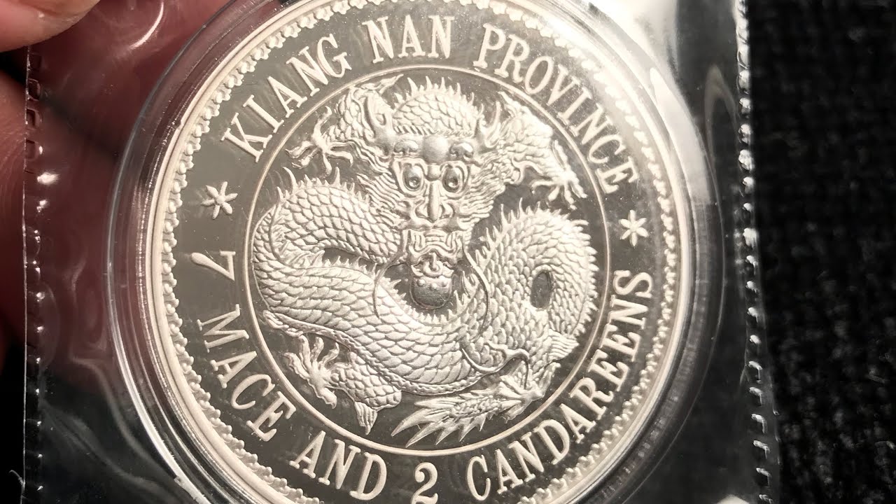 2018 China 1 oz Silver Dragon Dollar Restrike Premium Uncirculated Coin