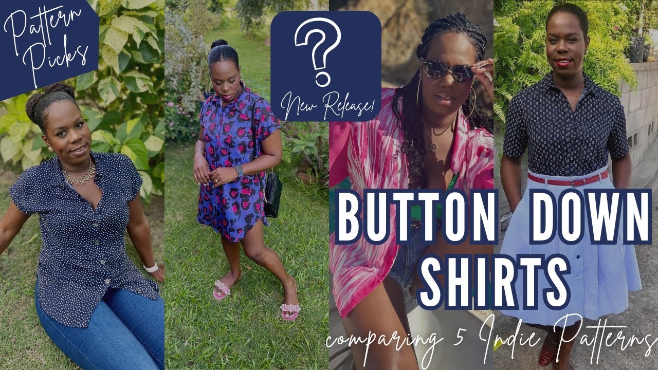 ✨TOP 5 Button Down Shirt Patterns PLUS New Pattern Release‼️ | Transitional Pieces for Fall/Spring