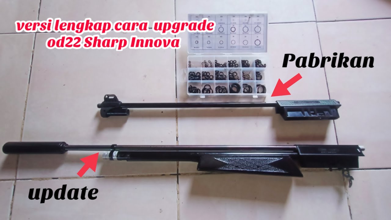 cara ganti Laras Sharp Innova - Laras super akurat // senapan pabrikan full upgrade!!!