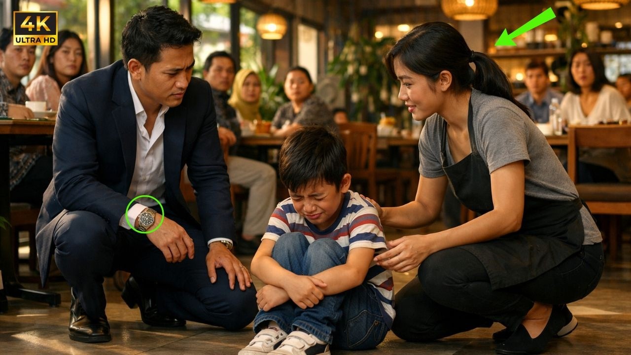 Tidak Ada yang Bisa Menenangkan Anak Autis Ini… Sampai Seorang Pelayan Melakukan Hal Tak Terduga