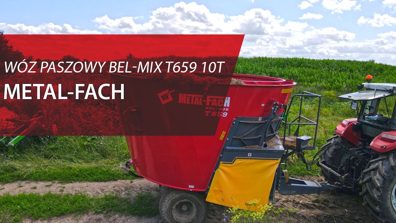W&oacute;z paszowy BEL-MIX T659 10 T Metal-Fach