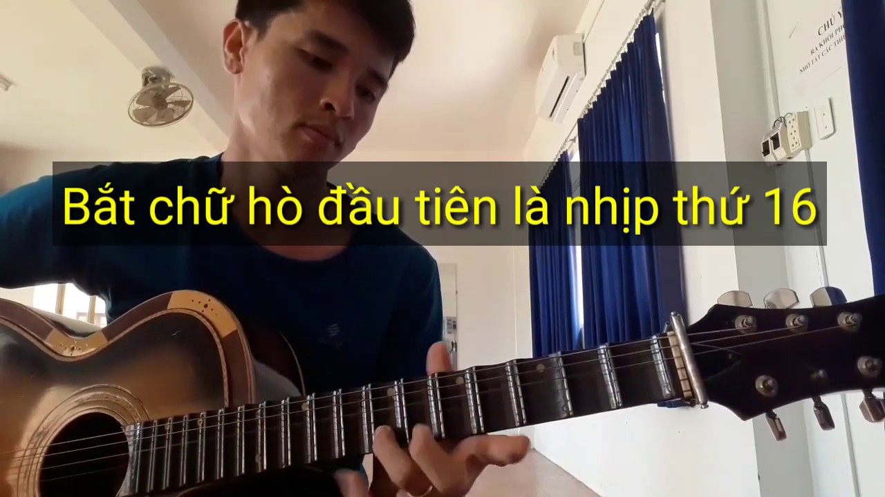 Dạy đ&agrave;n vọng cổ c&acirc;u 1 v&agrave; 12 nhịp l&aacute;y chữ đệm h&aacute;t d&acirc;y k&eacute;p, đ&agrave;n từng chữ từng khu&ocirc;ng