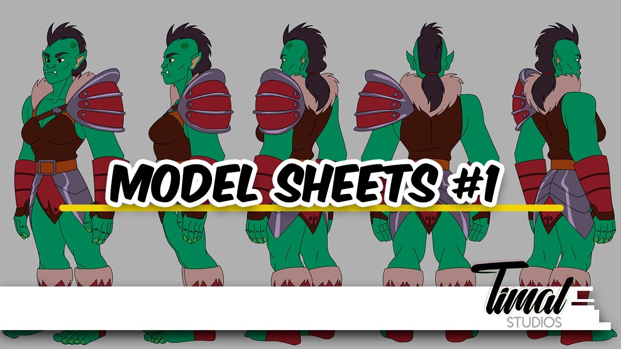 Como hacer Hojas de Modelo (model sheets) // Parte 1