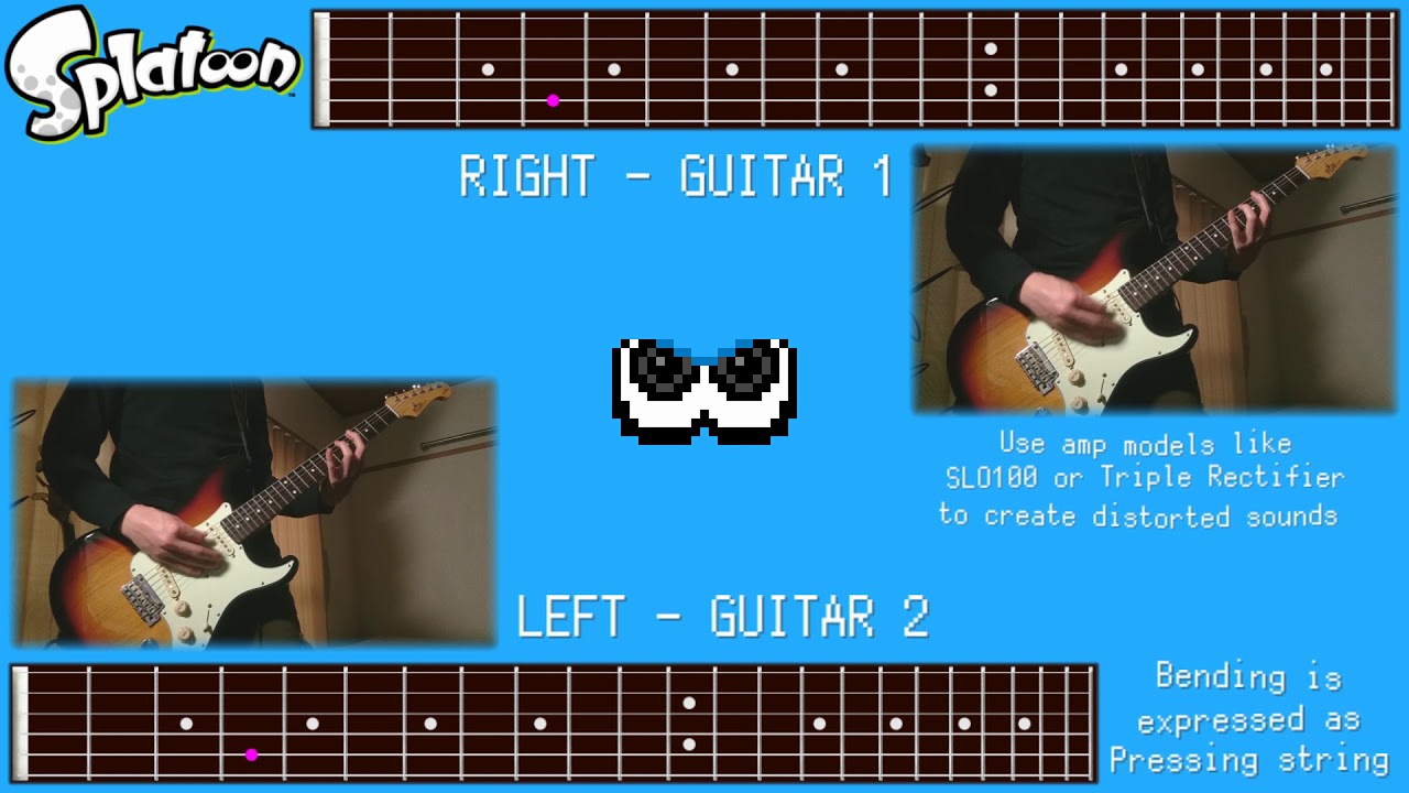 【Splatoon】How to play - Now or Never!【Guitar Cover】 - Now or Never! 弾いてみよう