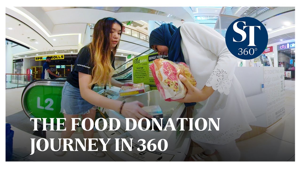 The Food Donation Journey in 360 | The Straits Times