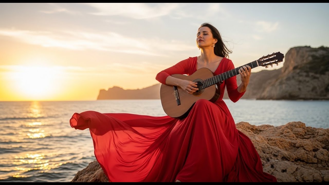 Gentle Guitar Music Background for Studying, Meditation, and Stress Relief
