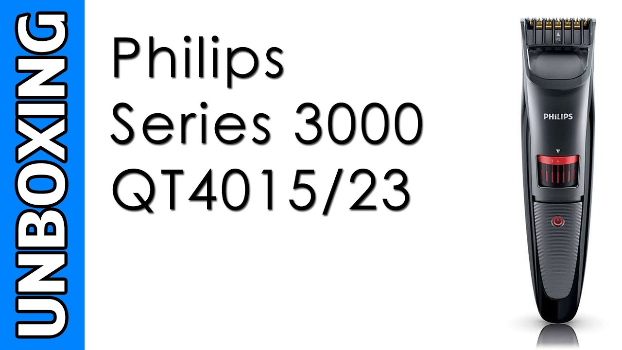 Philips Series 3000 Beard Trimmer QT4015/23 Unboxing