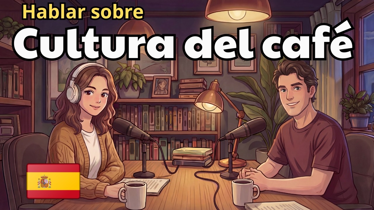 Easy Spanish Podcast | Talking About Coffee Culture | Spanish Listening Practice A2-B1