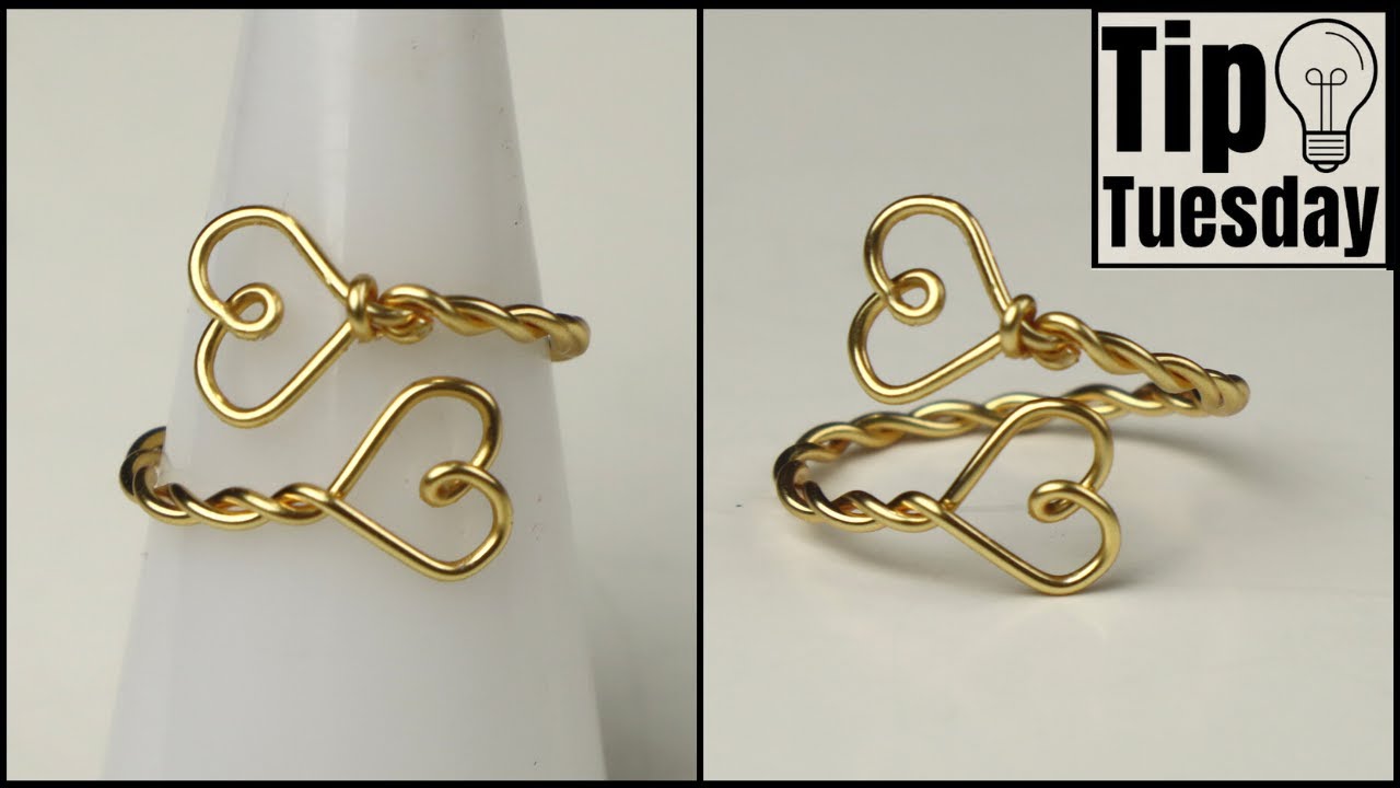 Twisted Wire Double Heart Ring Tip Tuesday Tutorial