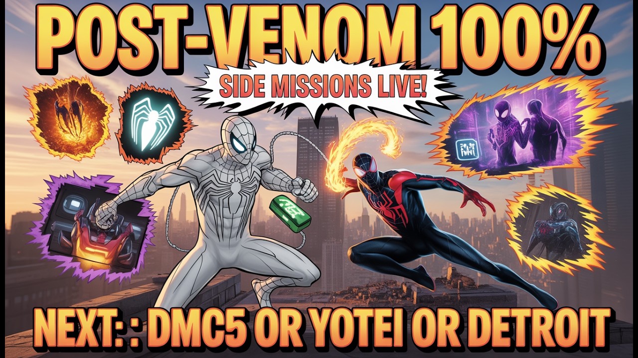 🔴Can We Get Spider-Man 2 Platinum LIVE? Side Missions PS5 (Road to 100 Subs!)